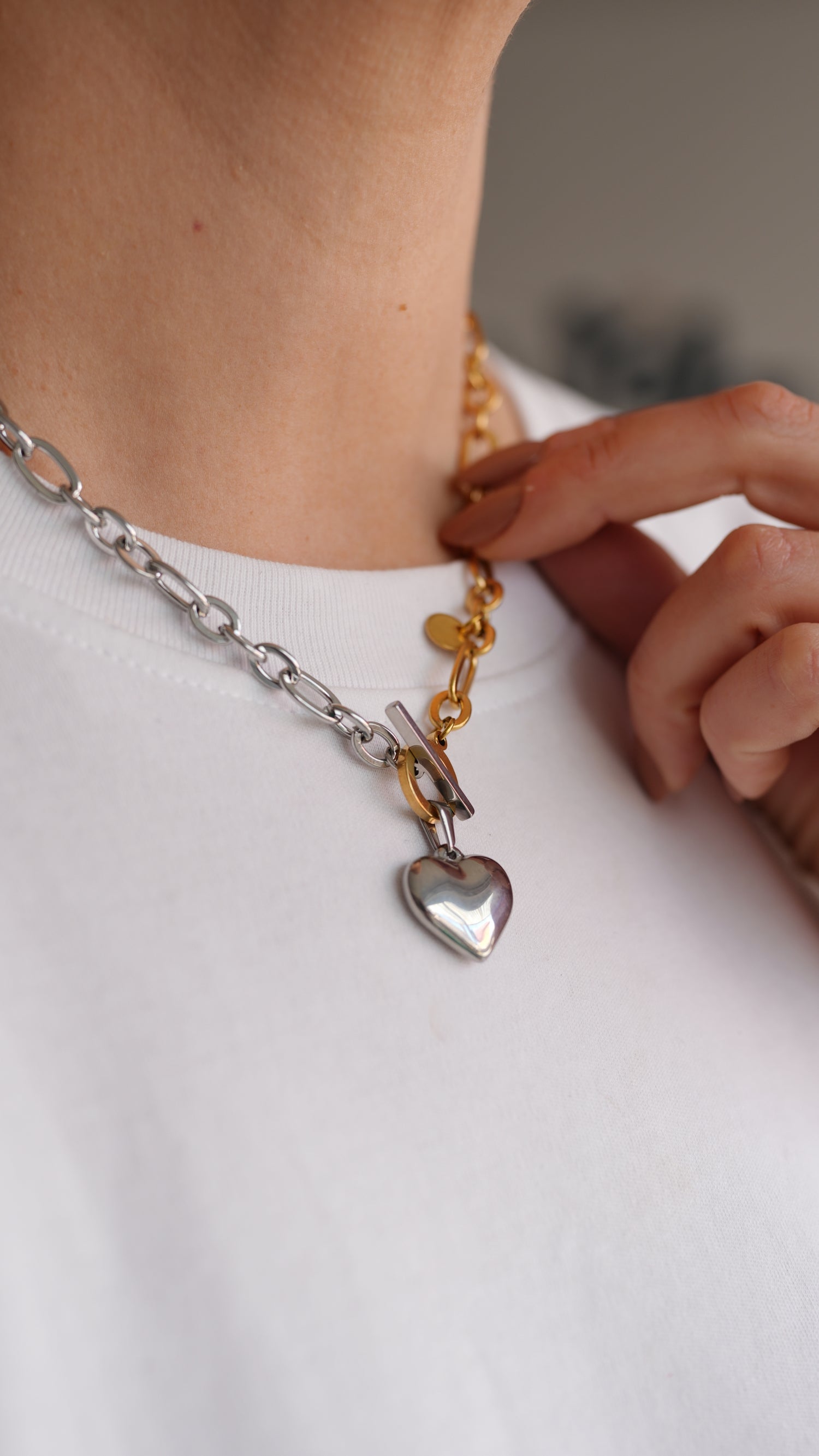 COLLAR CORAZON DUO