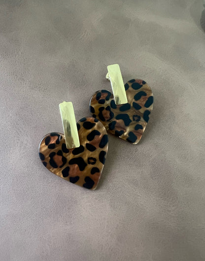 PENDIENTES HEART WILD