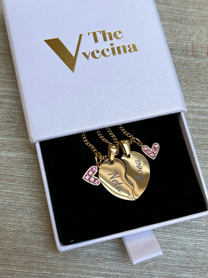 JUEGO DE DOS COLLARES ETERNO